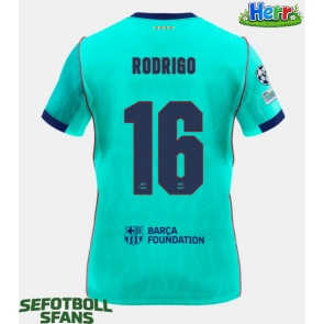 Barcelona Rodri Hernandez #16 Tredje Tröja 2026-27 Kortärmad